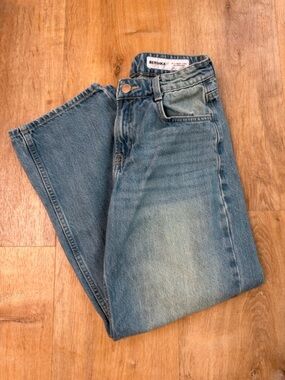 Bershka Faded Light Blue Denim Jeans